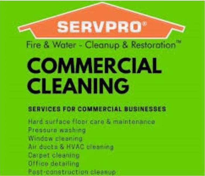 A picture of commercial cleaning
